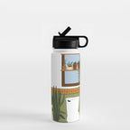 bohemian bathroom Water Bottle Gallery Image 1