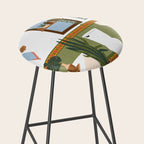 bohemian bathroom Stool Gallery Image 2