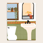 bohemian bathroom Notebook Gallery Image 4