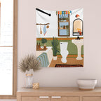 bohemian bathroom Wall Tapestry Gallery Image 2