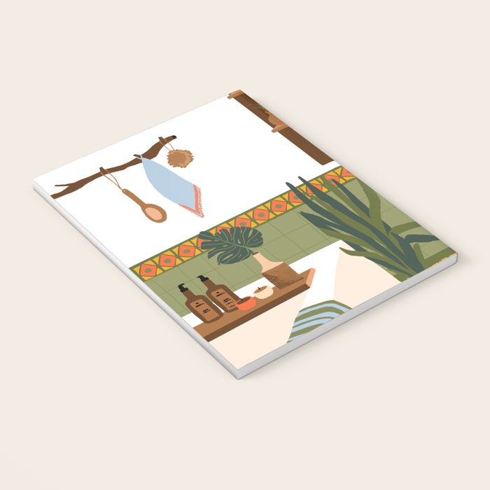 bohemian bathroom Notebook Gallery Image 3