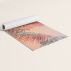Pastel Palms #2 - Modern Tropical Photograph Yoga Mat Gallery Image 2