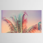 Pastel Palms #2 - Modern Tropical Photograph Tablecloth Gallery Image 2