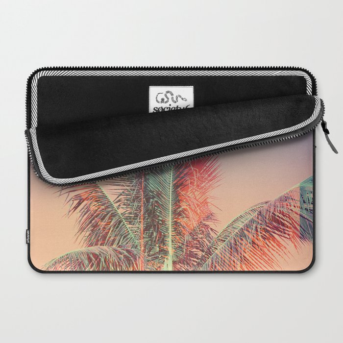 Pastel Palms #2 - Modern Tropical Photograph Laptop Sleeve Gallery Image 2