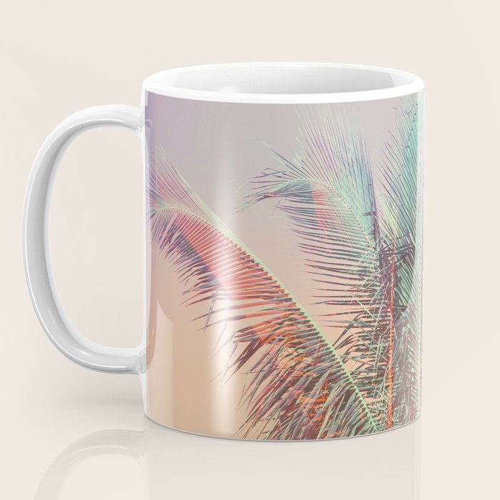Pastel Palms #2 - Modern Tropical Photograph Coffee Mug Gallery Image 3