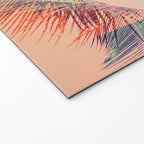 Pastel Palms #2 - Modern Tropical Photograph Welcome Mat Gallery Image 2