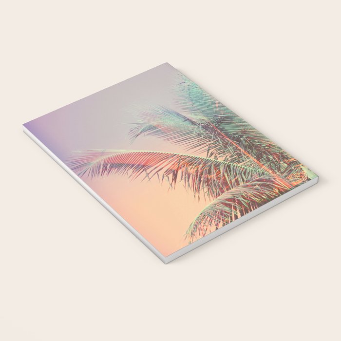 Pastel Palms #2 - Modern Tropical Photograph Notebook Gallery Image 3