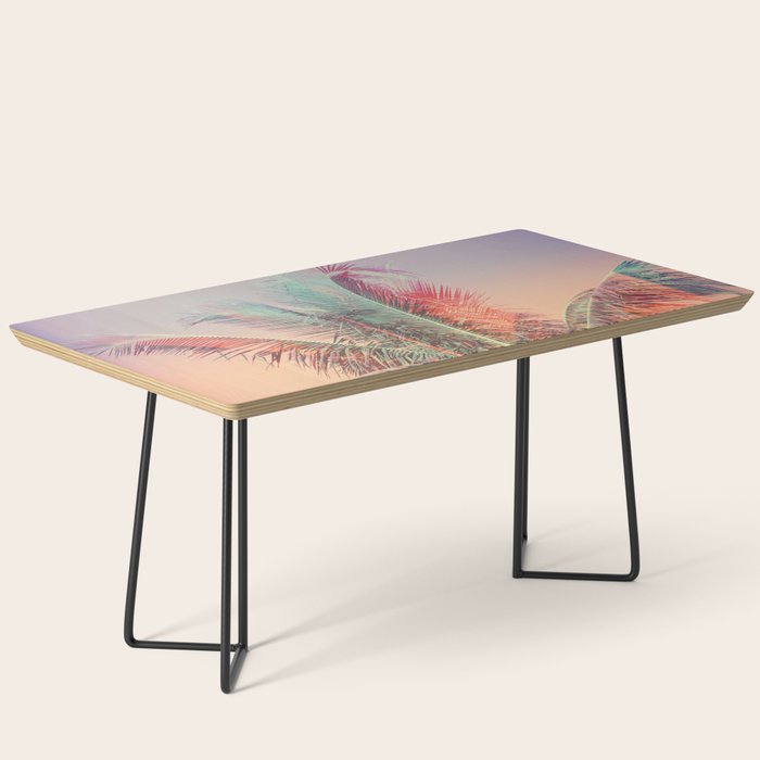 Pastel Palms #2 - Modern Tropical Photograph Coffee Table Gallery Image 1