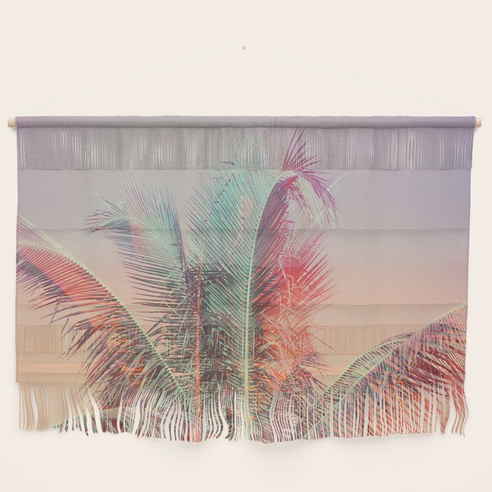 Pastel Palms #2 - Modern Tropical Photograph Wall Hanging Gallery Image 1