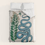 Albertus Seba Snakes Blue Snake  Comforter Gallery Image 6