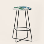 Albertus Seba Snakes Blue Snake  Stool Gallery Image 1