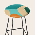 Mid Century Color Blocks Stool Gallery Image 2