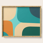 Mid Century Color Blocks Serving Tray Gallery Image 1