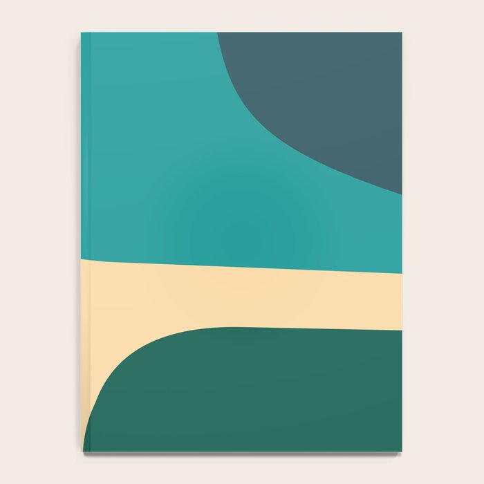 Mid Century Color Blocks Notebook Gallery Image 4
