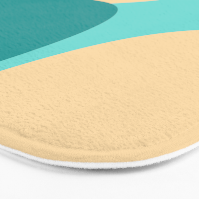 Mid Century Color Blocks Bath Mat Gallery Image 3