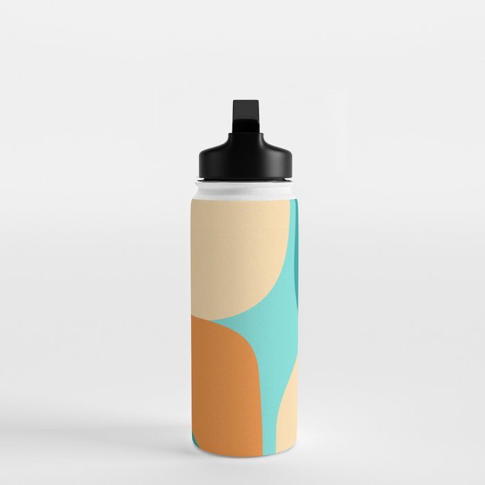 Mid Century Color Blocks Water Bottle Gallery Image 3