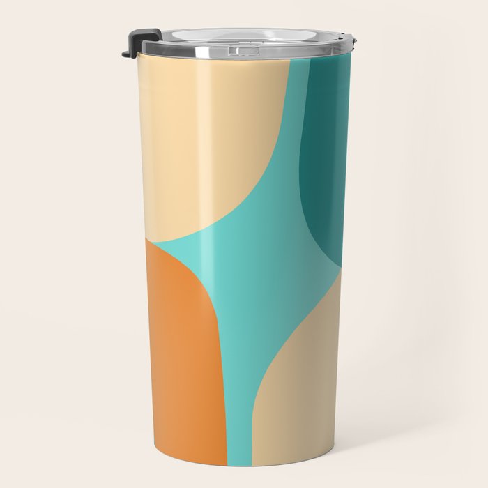 Mid Century Color Blocks Travel Mug Gallery Image 3