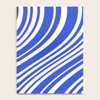  Wavy Stripes XXXIV - Bright Blue Notebook Gallery Image 4