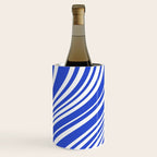  Wavy Stripes XXXIV - Bright Blue Wine Chiller Gallery Image 1