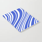  Wavy Stripes XXXIV - Bright Blue Notebook Gallery Image 2
