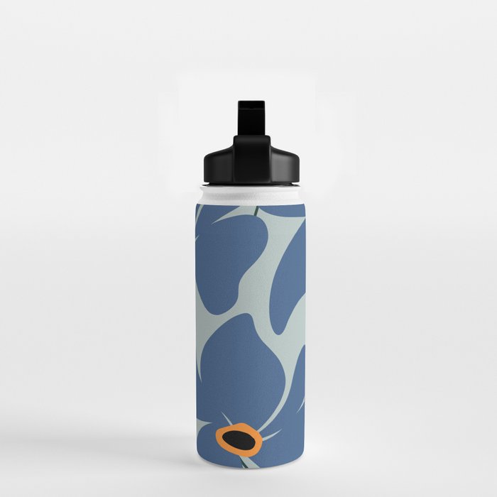 Abstract Floral Glam #3 #decor #art #society6 Water Bottle Gallery Image 2