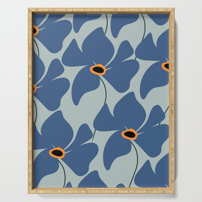 Abstract Floral Glam #3 #decor #art #society6 Serving Tray Gallery Image 1