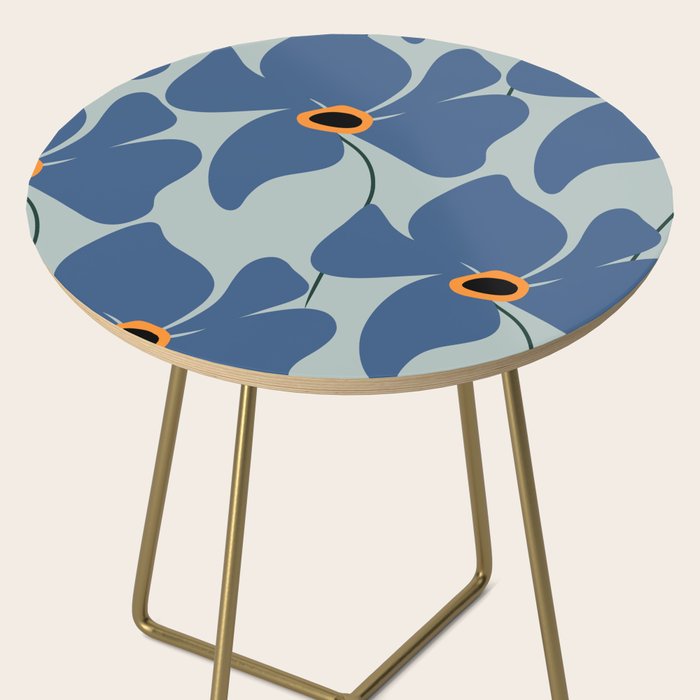 Abstract Floral Glam #3 #decor #art #society6 Side Table Gallery Image 2