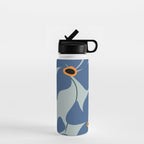 Abstract Floral Glam #3 #decor #art #society6 Water Bottle Gallery Image 1