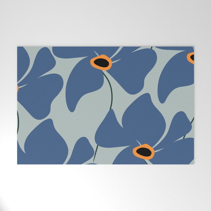 Abstract Floral Glam #3 #decor #art #society6 Welcome Mat Gallery Image 1