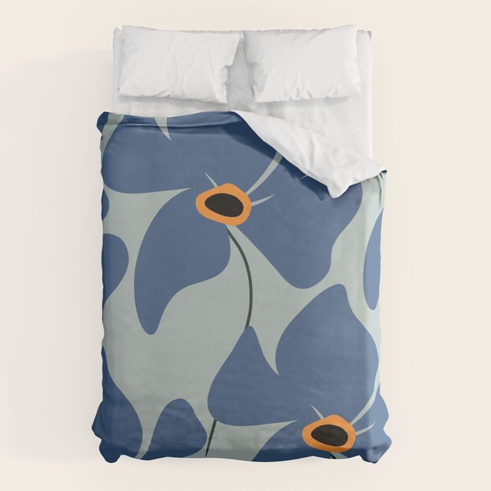 Abstract Floral Glam #3 #decor #art #society6 Duvet Cover Gallery Image 1