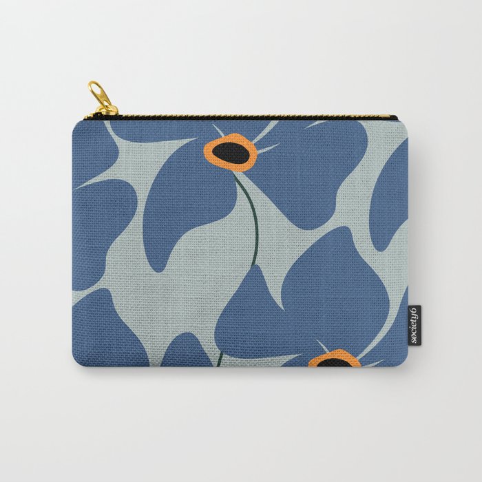 Abstract Floral Glam #3 #decor #art #society6 Carry All Pouch Gallery Image 1
