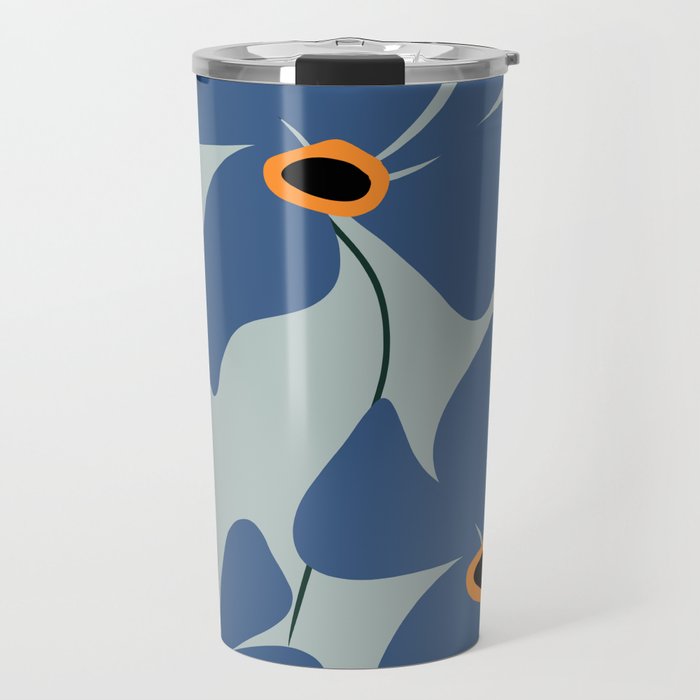 Abstract Floral Glam #3 #decor #art #society6 Travel Mug Gallery Image 1