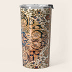 Ferahan Arak  Antique West Persian Rug Print Travel Mug Gallery Image 2