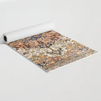 Ferahan Arak  Antique West Persian Rug Print Yoga Mat Gallery Image 2
