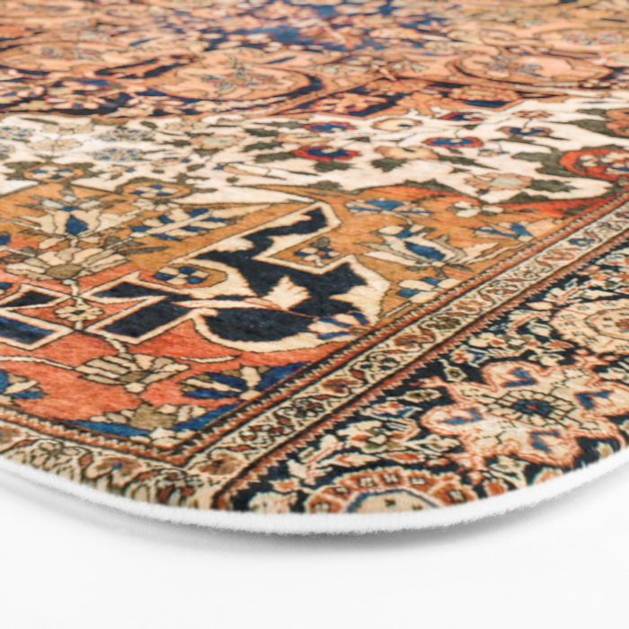 Ferahan Arak  Antique West Persian Rug Print Bath Mat Gallery Image 3