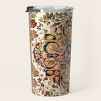 Ferahan Arak  Antique West Persian Rug Print Travel Mug Gallery Image 3