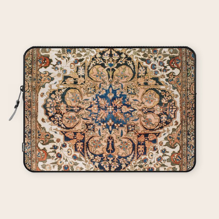 Ferahan Arak  Antique West Persian Rug Print Laptop Sleeve Gallery Image 1