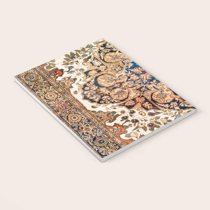 Ferahan Arak  Antique West Persian Rug Print Notebook Gallery Image 3