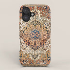 Ferahan Arak  Antique West Persian Rug Print iPhone Case Gallery Image 1