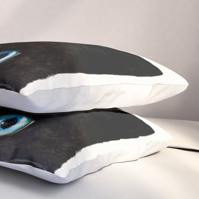 Cat and Bird Pillow Sham Gallery Image 3