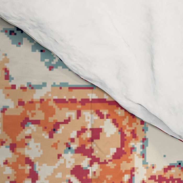 Southwest  Persian Carpet Print Comforter Gallery Image 4