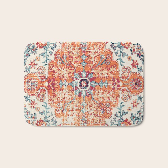 Southwest  Persian Carpet Print Bath Mat Gallery Image 1