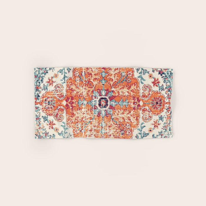Southwest  Persian Carpet Print Bath Towel Gallery Image 1