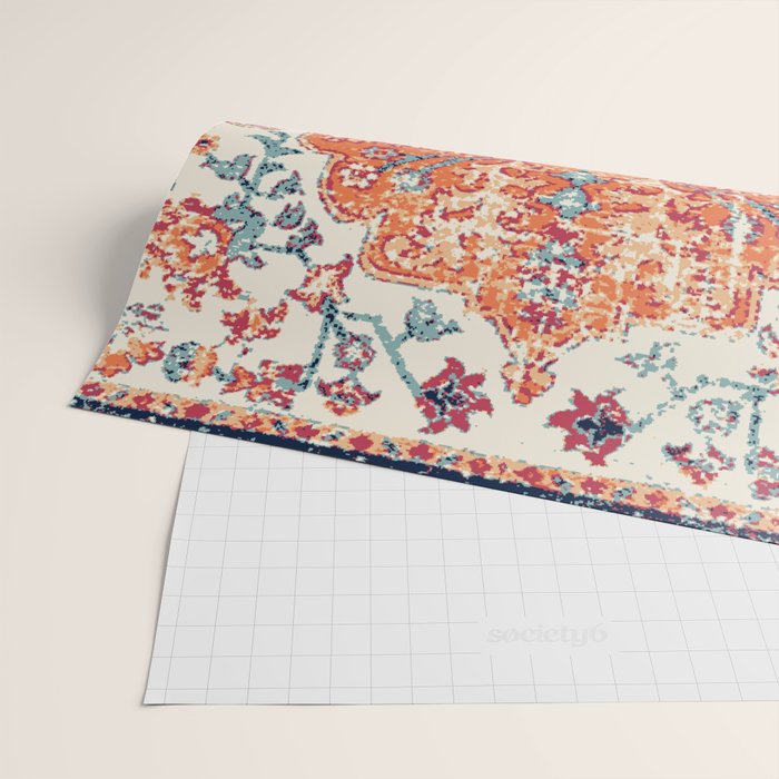 Southwest  Persian Carpet Print Wrapping Paper Gallery Image 2