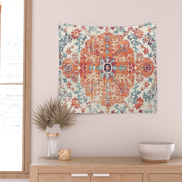 Southwest  Persian Carpet Print Wall Tapestry Gallery Image 2