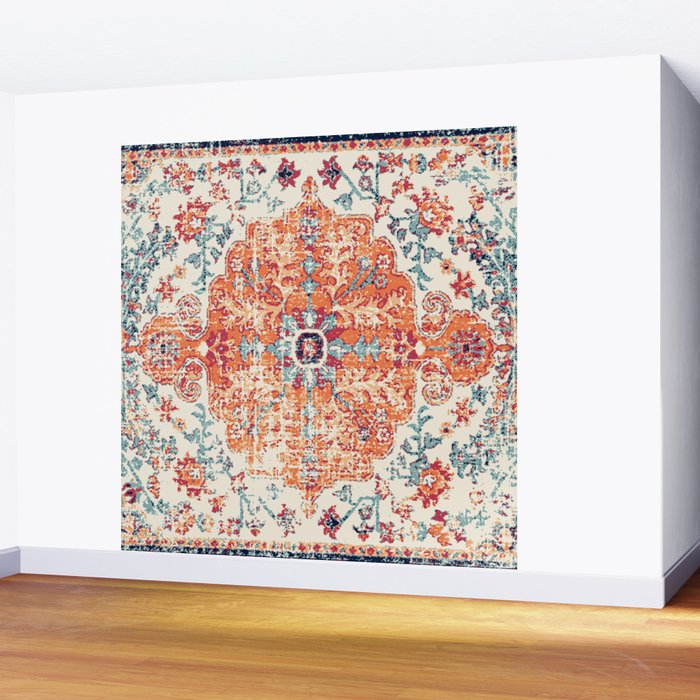 Southwest  Persian Carpet Print Wall Mural Gallery Image 2