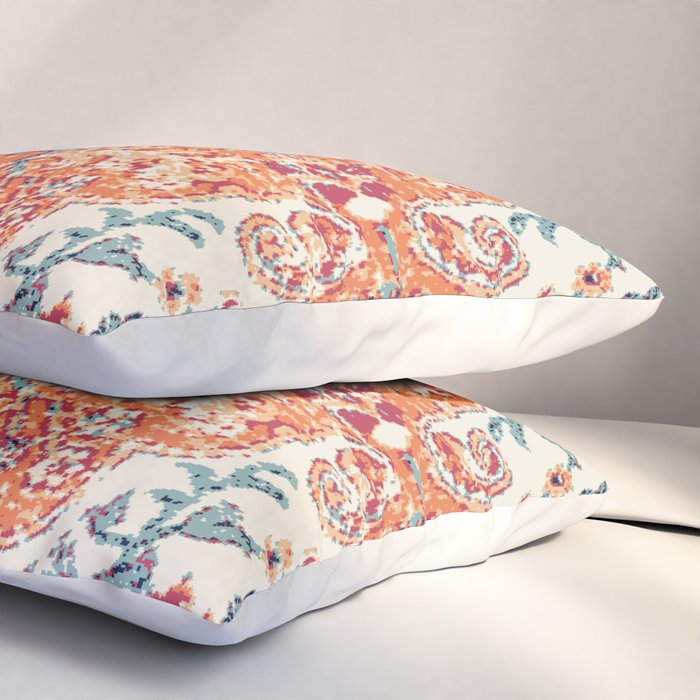 Southwest  Persian Carpet Print Pillow Sham Gallery Image 3