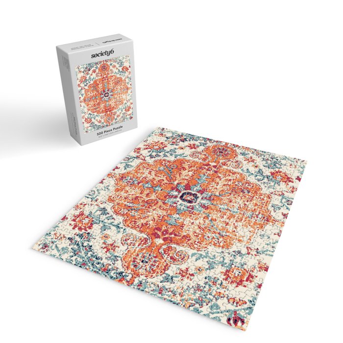 Southwest  Persian Carpet Print Jigsaw Puzzle Gallery Image 2