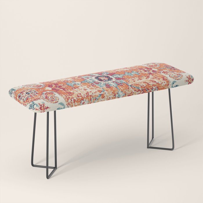 Southwest  Persian Carpet Print Bench Gallery Image 1