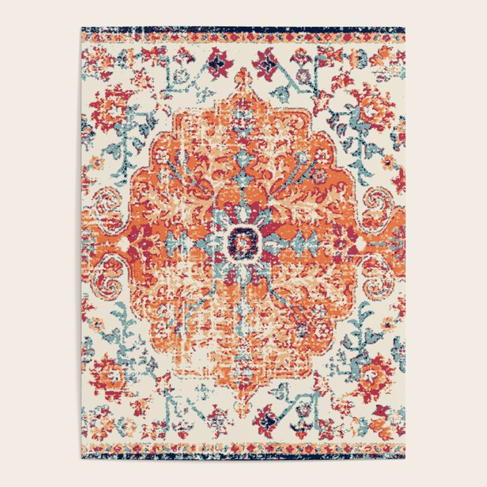 Southwest  Persian Carpet Print Poster Gallery Image 4